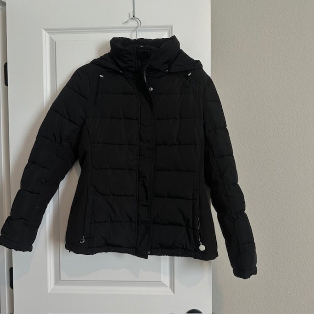 Calvin Klein performance jacket adjustable hood black (Medium)